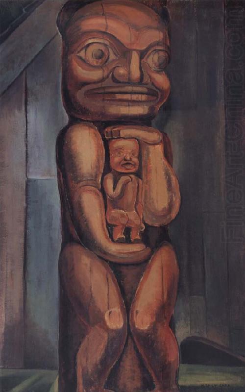 Emily Carr Totem Mother Kitwancool china oil painting image